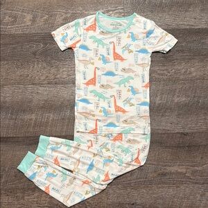 Magnetic Me Modal No Drama Pajama Short Sleeve Set in “Door Dashing Dinos” Print